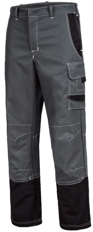 HB-Workwear, Arbeitshose, Strlichtbogenschutz-Bundhose, 275 g/m, grau/schwarz