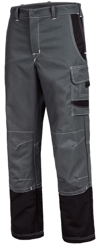 HB-Workwear, Arbeitshose, Strlichtbogenschutz-Bundhose, 845 g/m, grau/schwarz