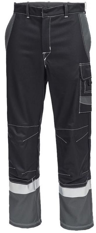 HB-Workwear, Arbeitshose, Strlichtbogenschutz-Bundhose, 100 g/m, schwarz/grau