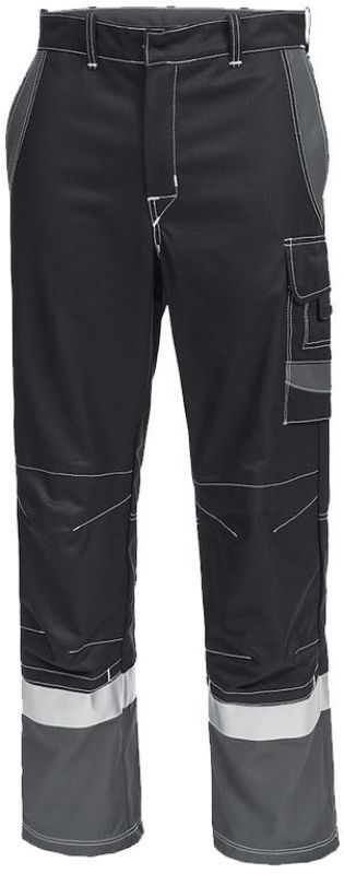 HB-Workwear, Arbeitshose, Strlichtbogenschutz-Bundhose, 275 g/m, schwarz/grau