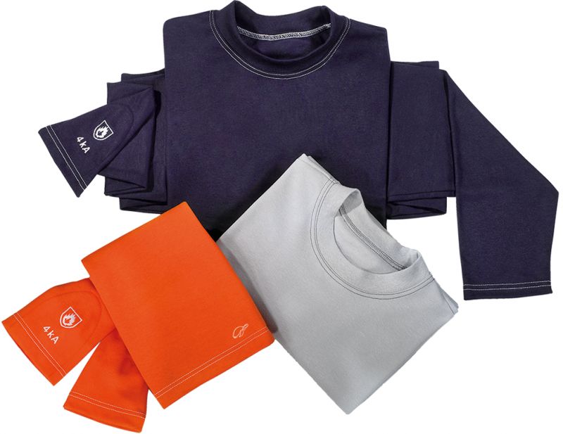 HB-Worker-Shirts, Strlichtbogenschutz-T-Shirt FR Langarm, 22 g/m, orange
