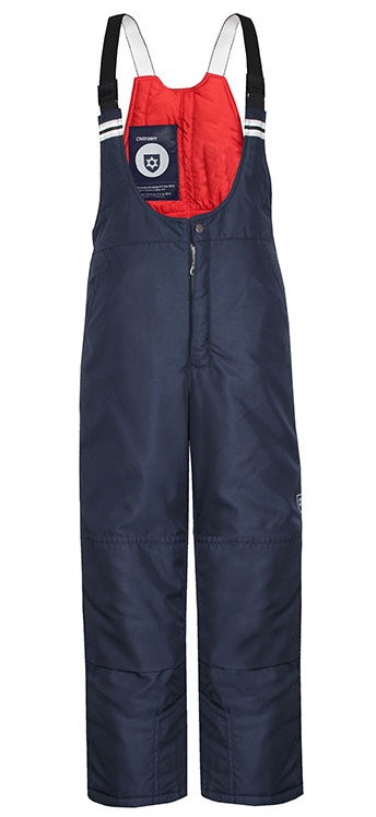 HB-Workwear, Kälte-Schutz, Tempes-Kühlraum-Herrenhose, 410 g/m², navy/rot