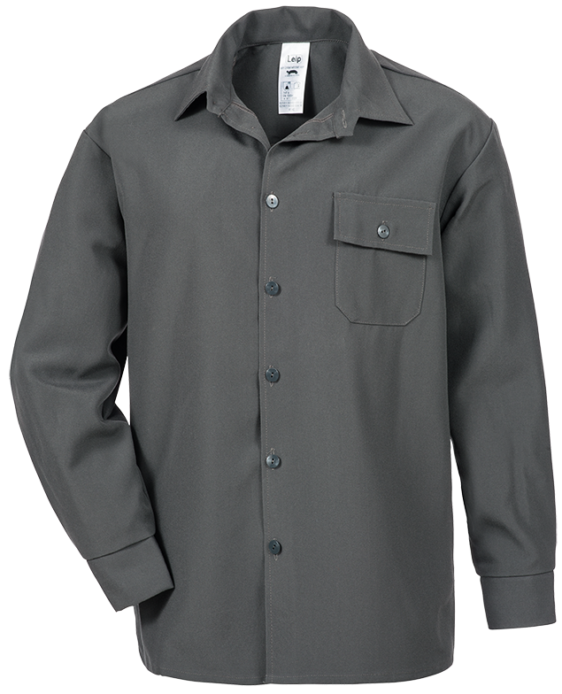 HB-Workwear, Chemikalienschutz-Hemd, 270 g/m², eisengrau