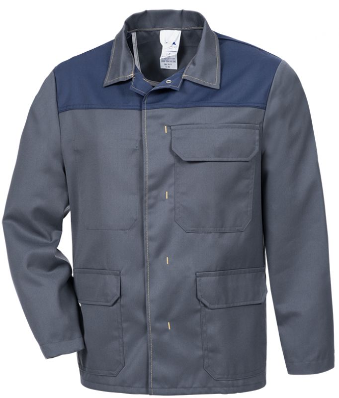 HB-Workwear, Chemikalienschutz-Jacke, 240 g/m, anthrazit/dunkelblau