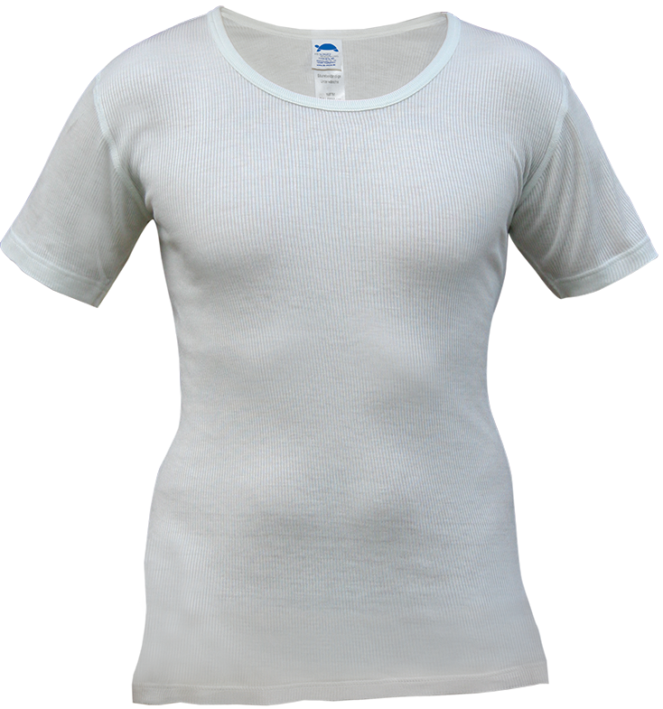 HB-Workwear, Chemikalienschutz-Unterhemd, kurzarm, 170 g/m², rohweiß