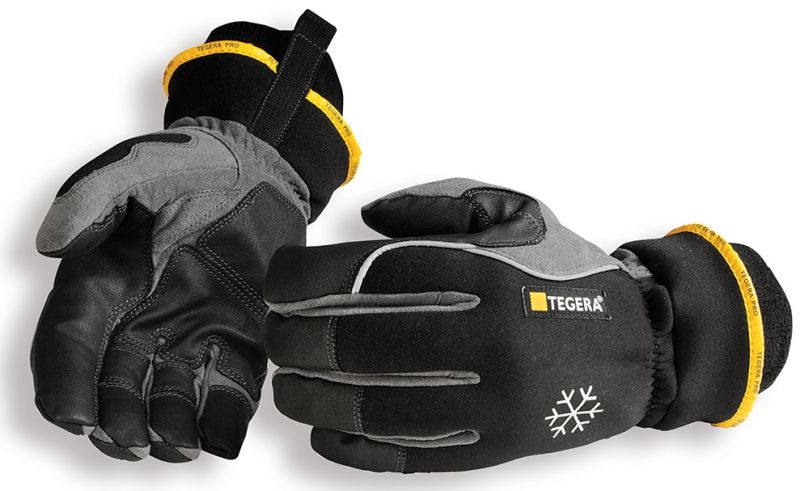 HB-Workwear, Klteschutz, Tempex-TK-Handschuhe PRO, schwarz/mittelgrau
