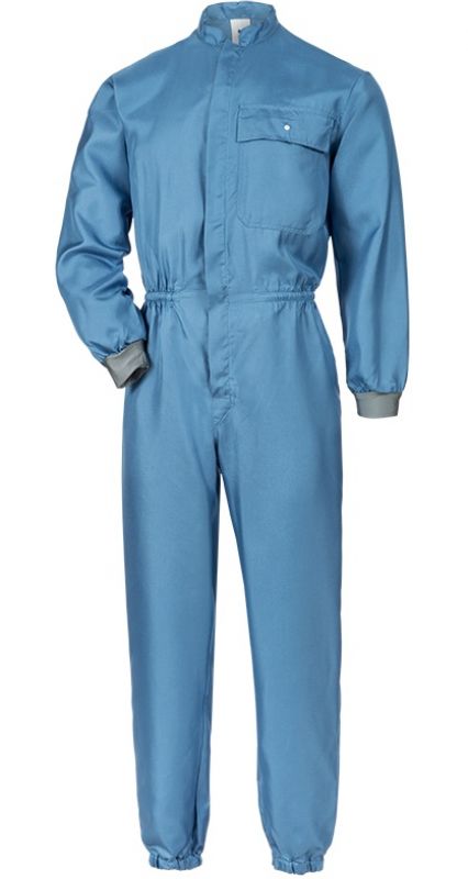 HB-Workwear, Arbeitsoverall, Reinraum und Staub-Overall, Kombi, 105 g/m, hellblau