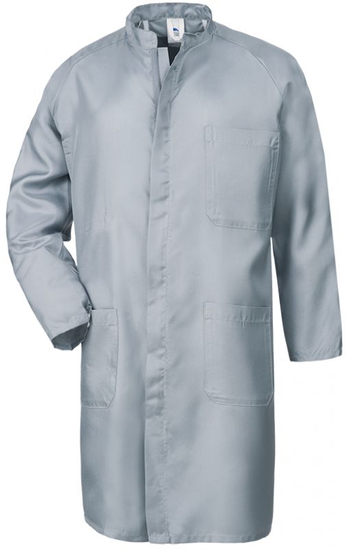 HB-Workwear, Arbeits-Mantel, Reinraum und Staub-Herrenmantel, 105 g/m, grau