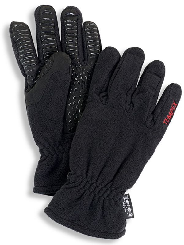 HB-Workwear, Klteschutz, Tempex-Fleece-Handschuhe, schwarz