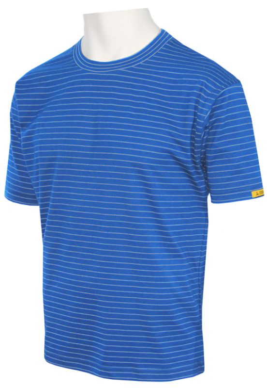 HB-Worker-Shirts, ESD-Produktschutz-Herren-T-Shirt, kurzarm, 160 g/m, royal