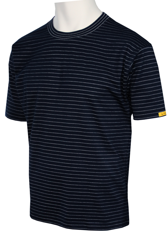 HB-Worker-Shirts, ESD-Produktschutz-Herren-T-Shirt, kurzarm, 160 g/m², schwarz