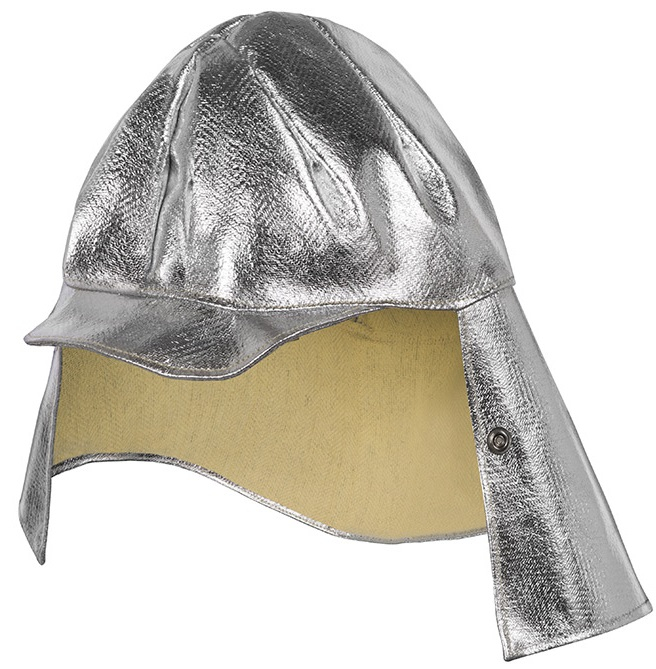 HB-Schweißer-Schutz, Flammen-/Schweißerschutz-Helmüberzug, 460 g/m², silber