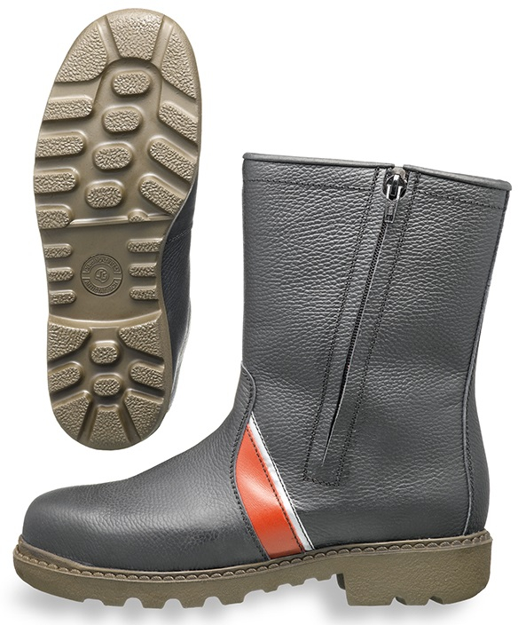 HB-Footwear, Kälteschutz, Tempex-S2-Sicherheits-Isolierstiefel, Winter-Kälte-Stiefel, schwarz/rot