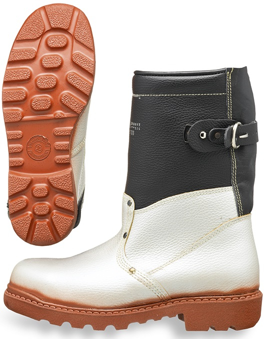 HB-Footwear, Flammen-/Schweißerschutz-Giessereistiefel, weiß/grau