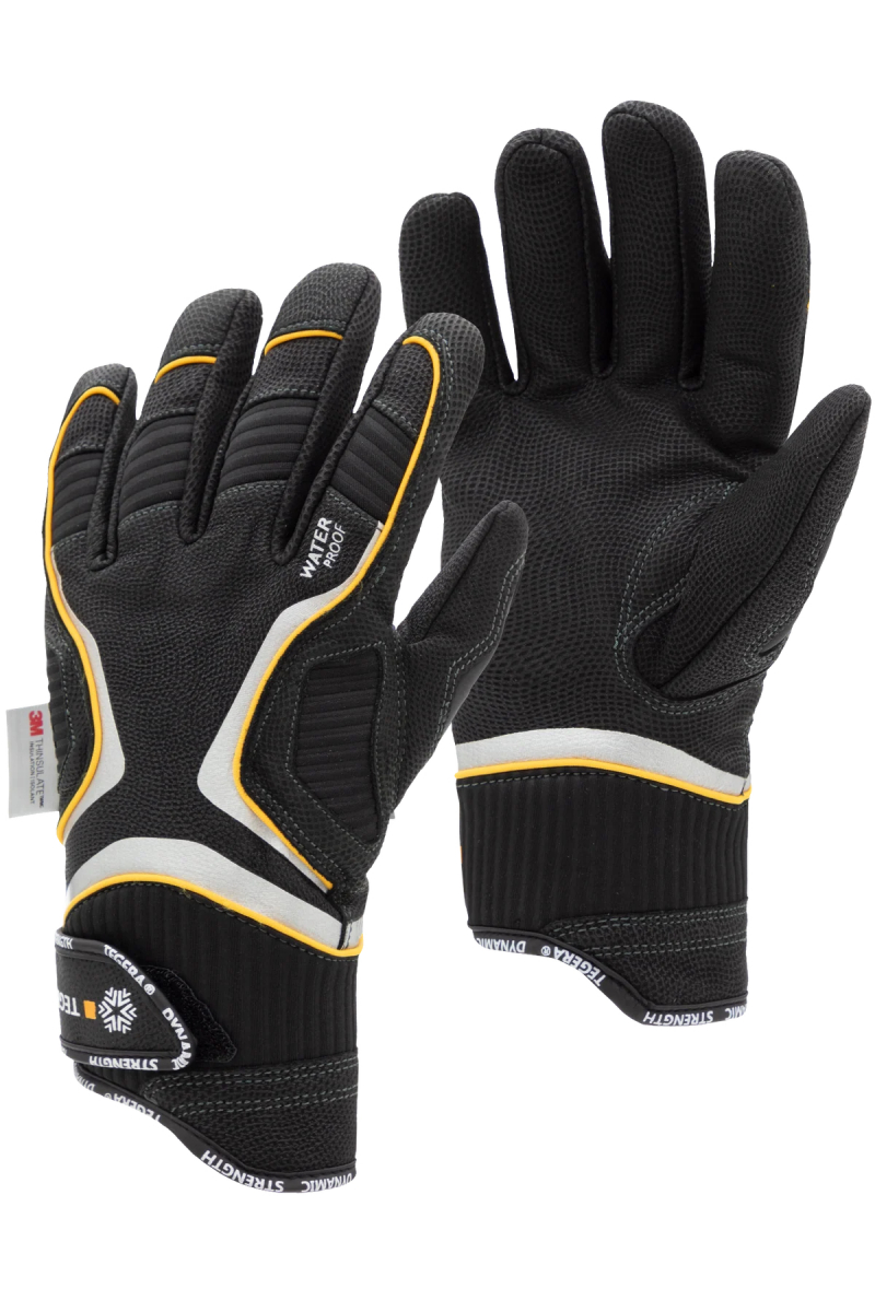 HB-Kälteschutz-Handschuh Leather Pro, THERMO ACCESSOIRES, schwarz