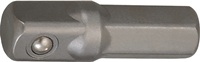 NW-Tecwerk Adapter Antriebssechskant 1/4 ? Abtriebsvierkant 1/4 ? Länge 25 mm
