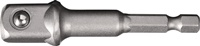 NW-Tecwerk Adapter Antriebssechskant 1/4 ? Abtriebsvierkant 1/2 ? Länge 72 mm
