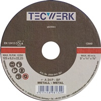 NW-Tecwerk Schruppscheibe D230xS6mm gekröpft Stahl Bohrung 22,23 mm