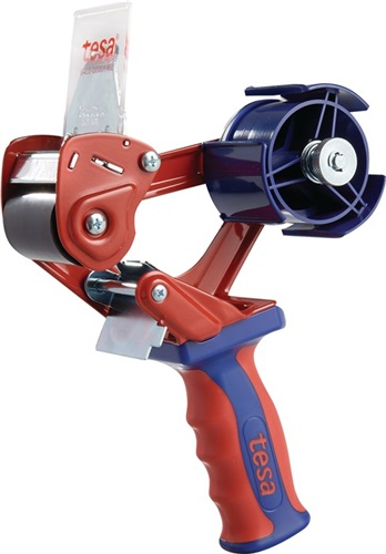 TESA-Betriebsbedarf, Handabroller Comfort 6400 MET rot/blau f.Band-B.50mm