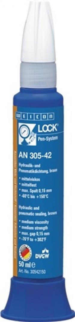 WEICON-Betriebsbedarf, Hydraulik-/Pneumatikdichtung AN 305-42 mf.mv.braun 50 ml Pen