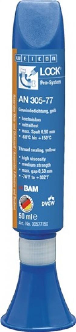 WEICON-Betriebsbedarf, Rohrgewindedichtung AN 305-77 mf.hv.gelb 50 ml