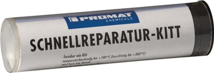 PROMAT-Betriebsbedarf, Schnellreparatur-Kitt grau-schwarz 56g Stick