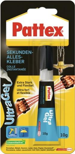 NW-HENKEL-Betriebsbedarf, Kleber, Sekundenkleber Ultra Gel 10g farblos Tube