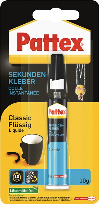 NW-HENKEL-Betriebsbedarf, Kleber, Sekundenkleber flssig 3g farblos Tube