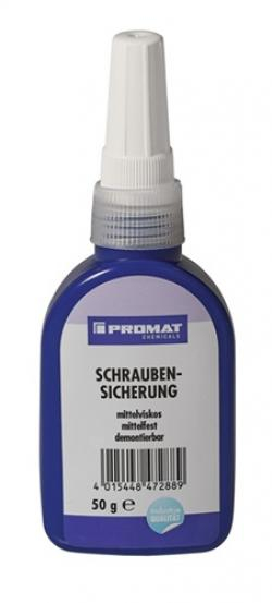 PROMAT-Betriebsbedarf, Schraubensicherung 50g mf.blau Flasche