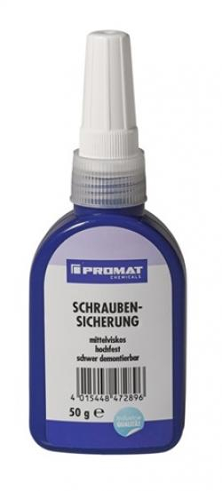 PROMAT-Betriebsbedarf, Schraubensicherung 50g mf.grn Flasche