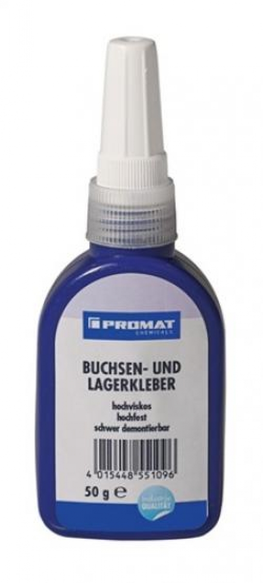 PROMAT-Betriebsbedarf, Buchsen-/Lagerkleber hf.hv.grn 50g Flasche