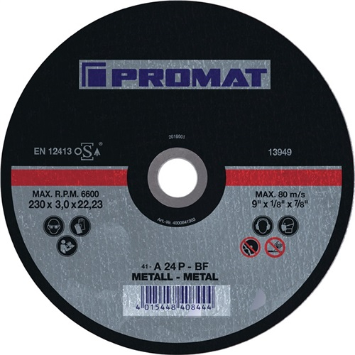 PROMAT-Betriebsbedarf, Trennscheibe D115x2,5mm gekr.STA Bohr.22,23M-Betriebsbedarf,m