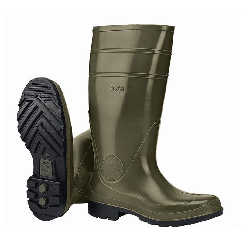 SPIRALE-NORA-Footwear, PVC-Arbeits-Berufs-Gummi-Stiefel, Como, oliv