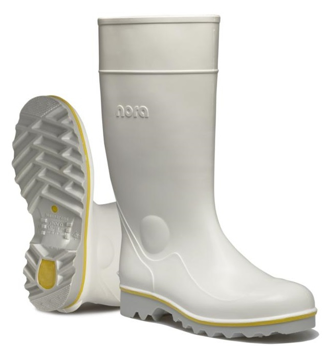 SPIRALE-NORA-Footwear, Arbeits-Berufs-Gummi-Stiefel, Ralf, weiß