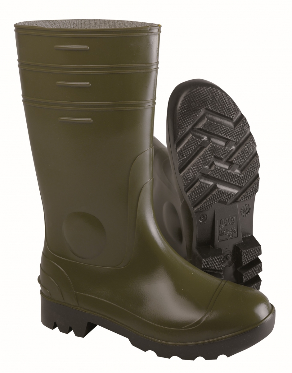SPIRALE-NORA-Footwear, S5-PVC-Arbeits-Sicherheits-Gummi-Stiefel, Gorex, oliv