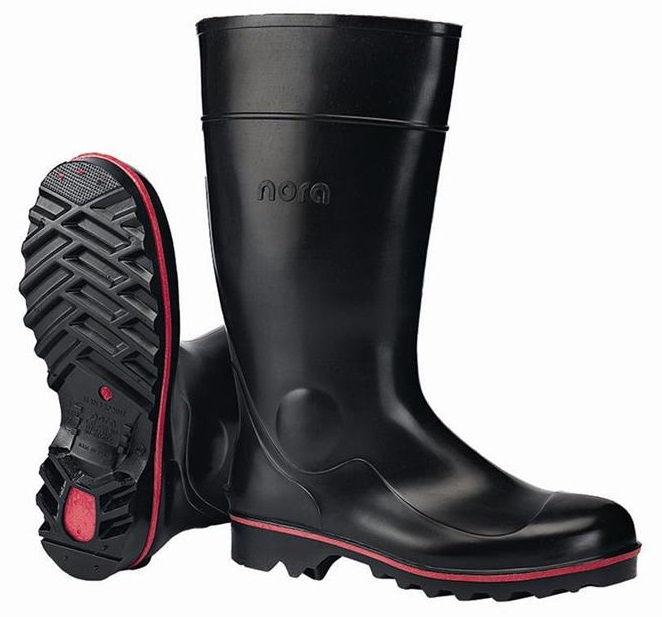 SPIRALE-NORA-Footwear, S5-Sicherheits-Arbeits-Gummi-Stiefel, Mega-Jan, schwarz