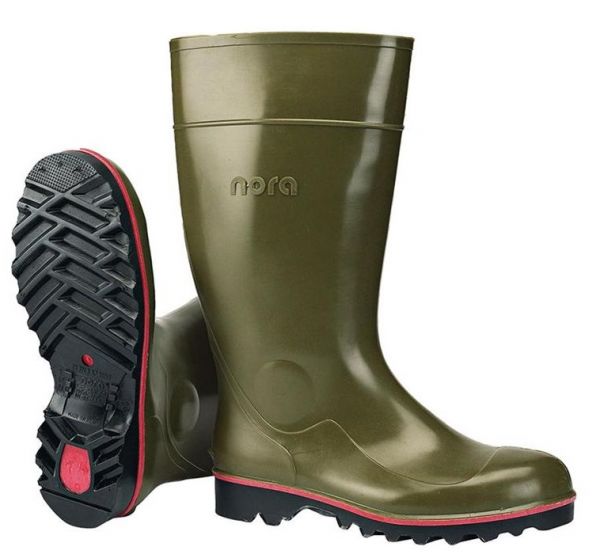 SPIRALE-NORA-Footwear, S5-Sicherheits-Arbeits-Gummi-Stiefel, Mega-Jan, oliv