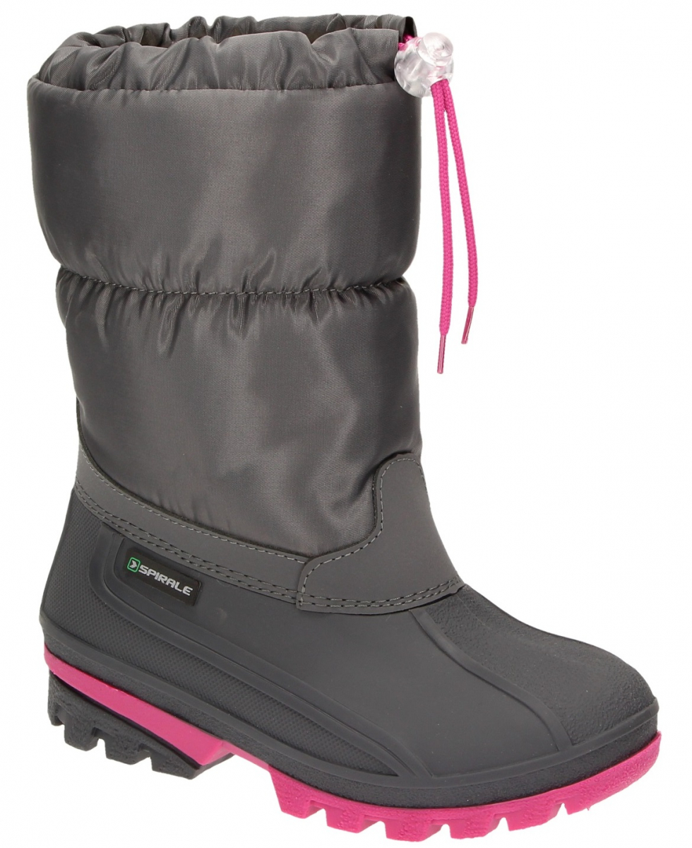 SPIRALE-NORA-Footwear, Kinder-Freizeit-Gummi-Stiefel, Shadow, dunkelgrau