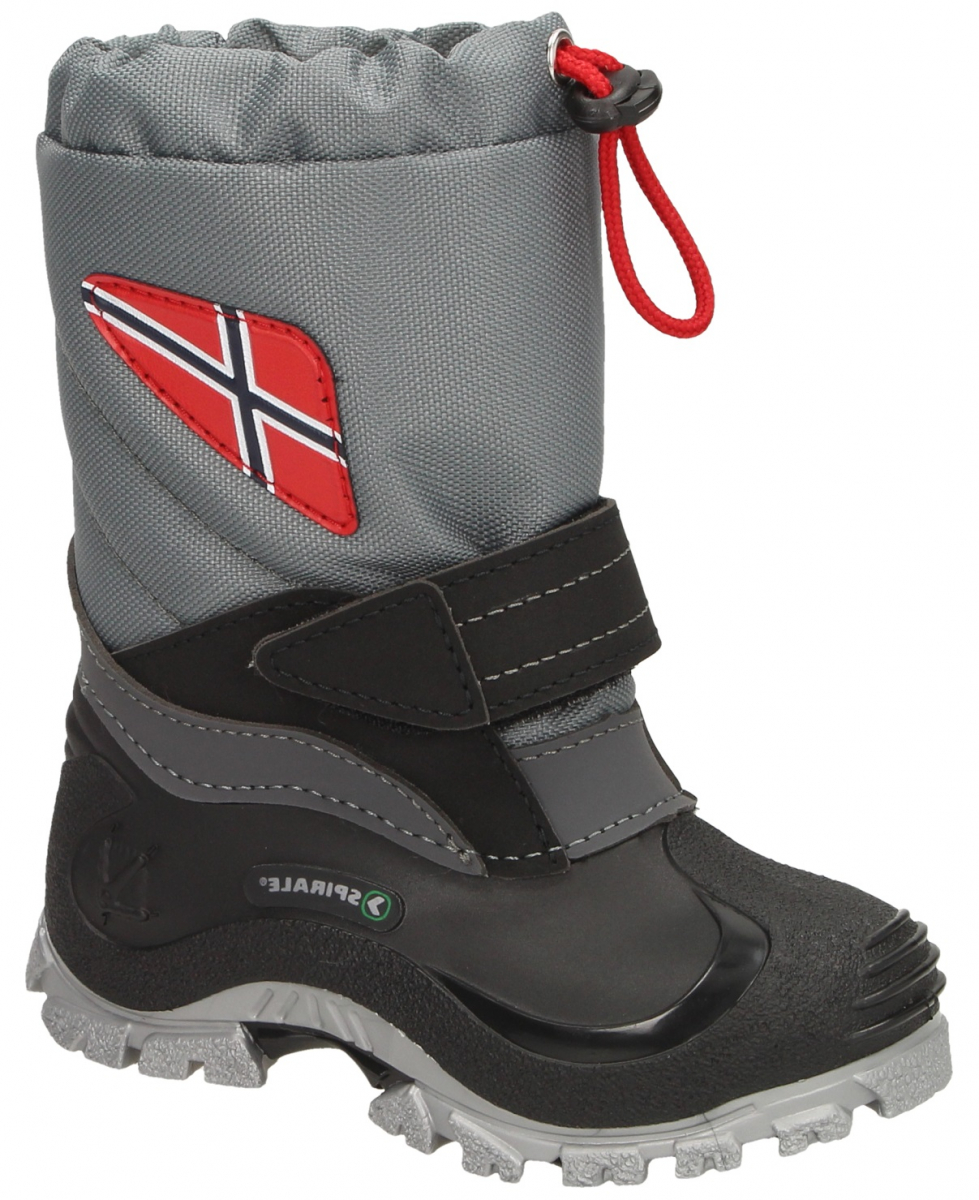 SPIRALE-NORA-Footwear, Kinder-Freizeit-Gummi-Stiefel, Morten, grau