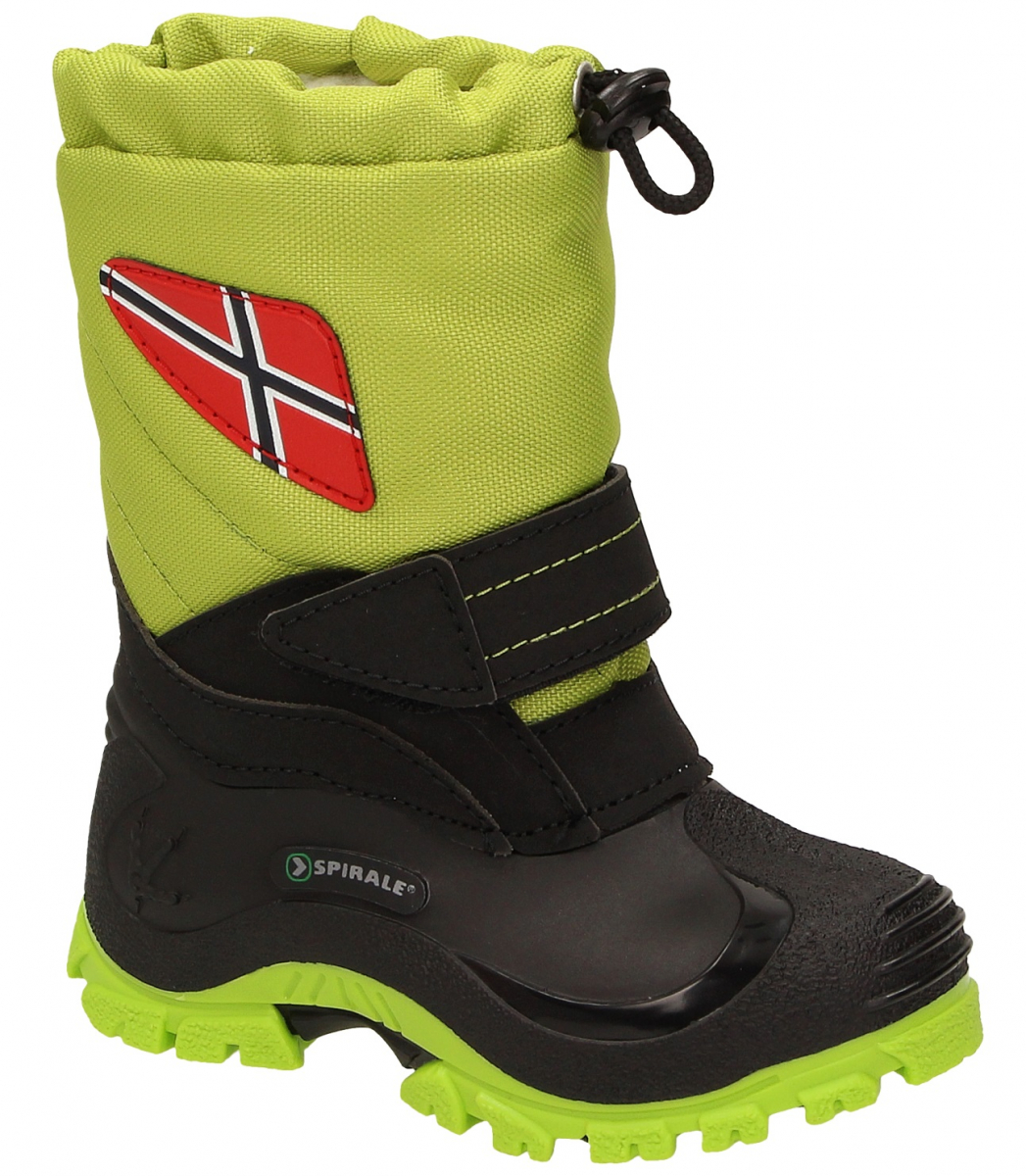 SPIRALE-NORA-Footwear, Kinder-Freizeit-Gummi-Stiefel, Morten, hellgrün
