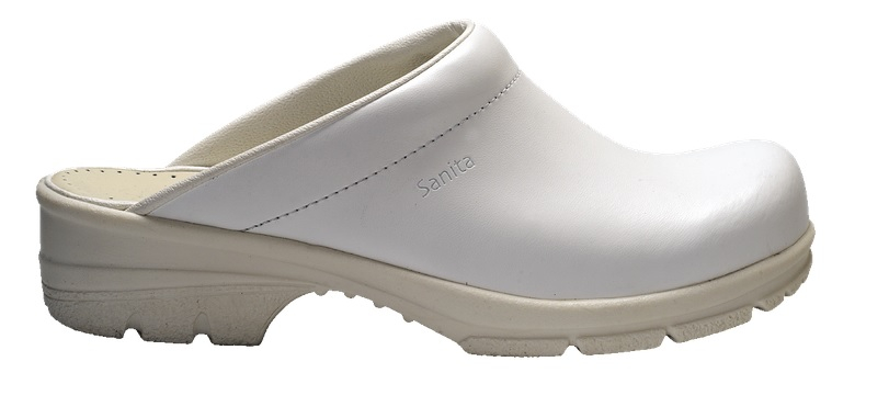 SANITA-Footwear, Arbeits-Berufs-Sicherheits-Clogs, San Duty, offen, O2, weiß