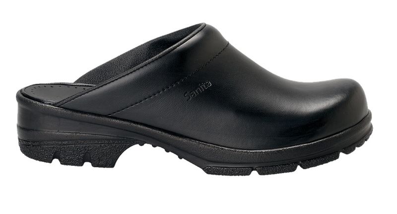 SANITA-Footwear, Arbeits-Berufs-Sicherheits-Clogs, San Duty, offen, O2, schwarz