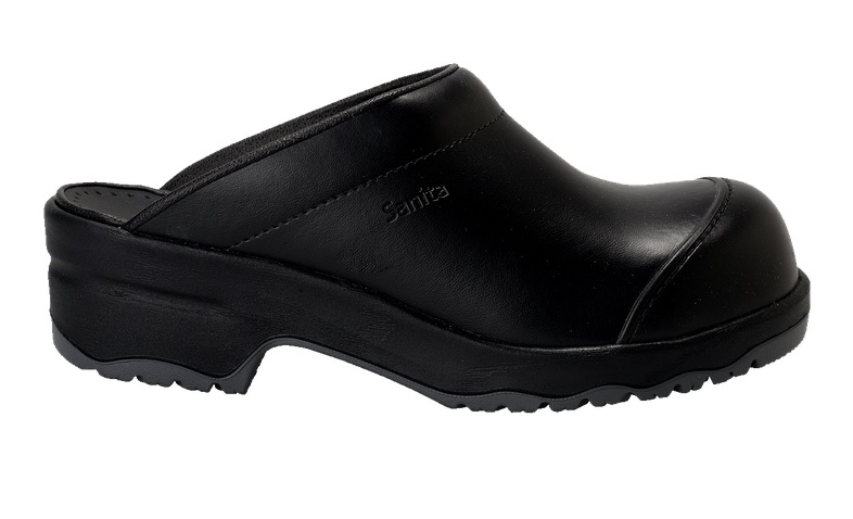 SANITA-Footwear, Arbeits-Berufs-Sicherheits-Clogs, San Nitril, offen, SB, schwarz