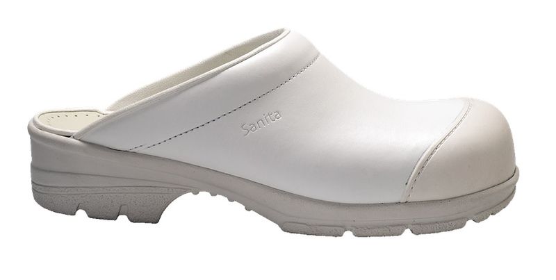 SANITA-Footwear, Arbeits-Berufs-Sicherheits-Clogs, San Duty Safe, offen, SB, wei