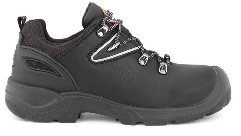 SANITA-Footwear, S3-Arbeits-Berufs-Sicherheits-Schuhe, Schnrstiefel, Amazon, schwarz