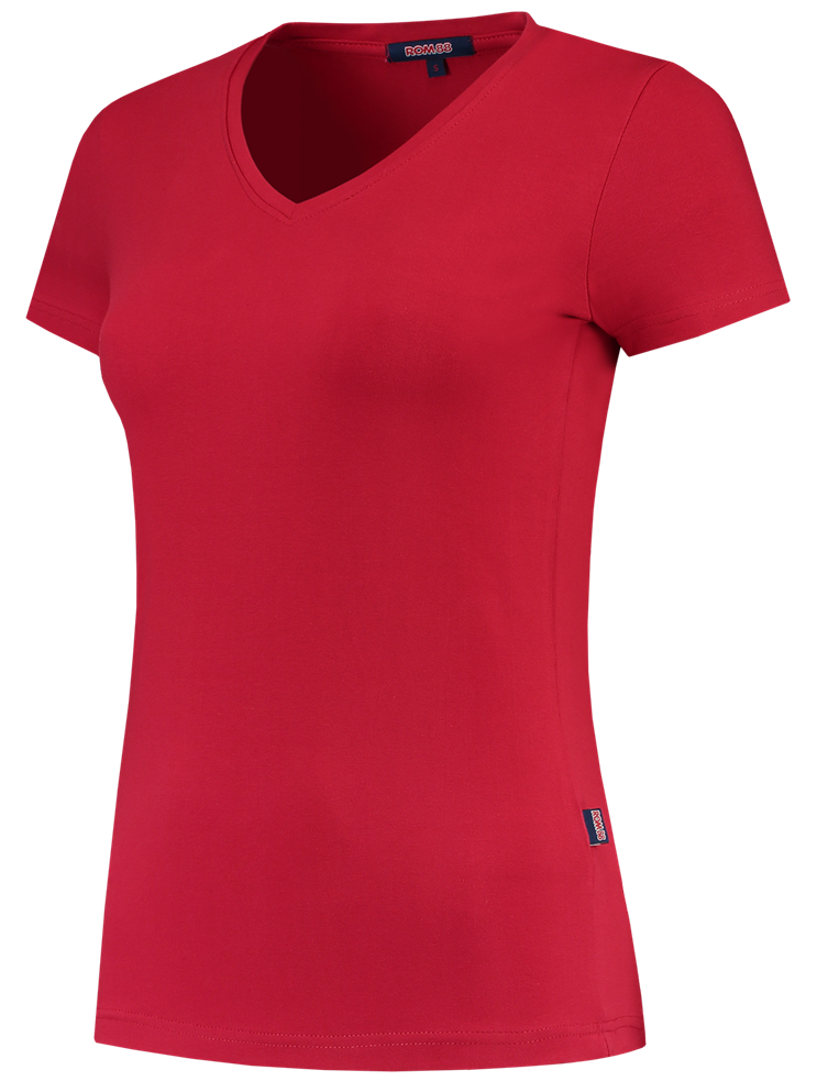 TRICORP-Worker-Shirts, Damen-T-Shirts, V-Ausschnitt, 190 g/m, red