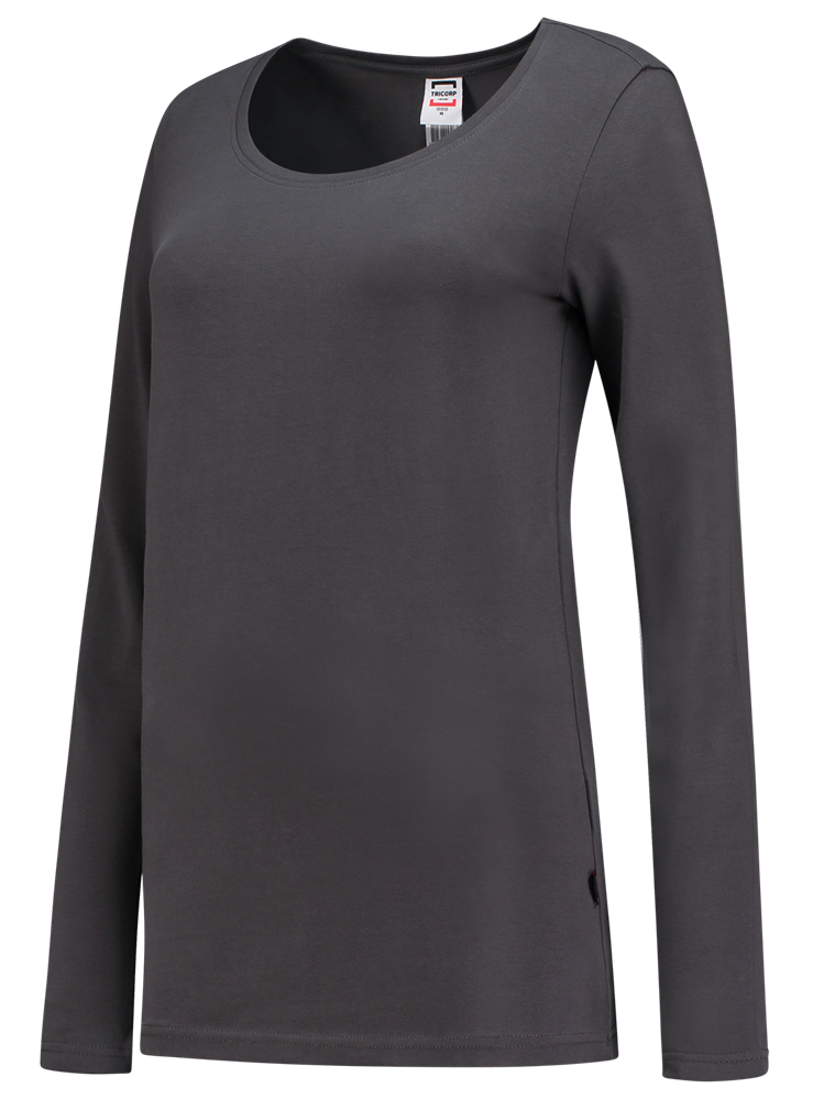 TRICORP-Worker-Shirts, Damen-T-Shirts, langarm, 190 g/m², darkgrey