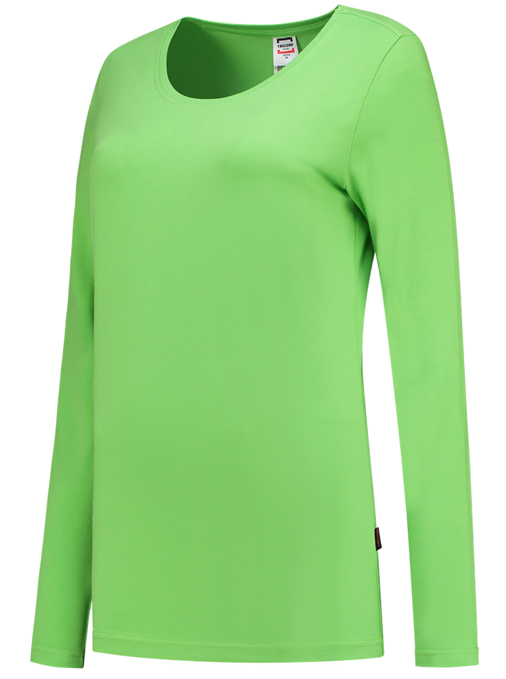 TRICORP-Worker-Shirts, Damen-T-Shirts, langarm, 190 g/m², lime