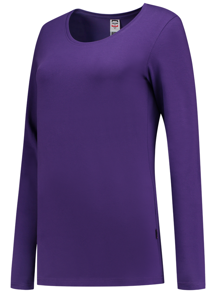 TRICORP-Worker-Shirts, Damen-T-Shirts, langarm, 190 g/m², purple