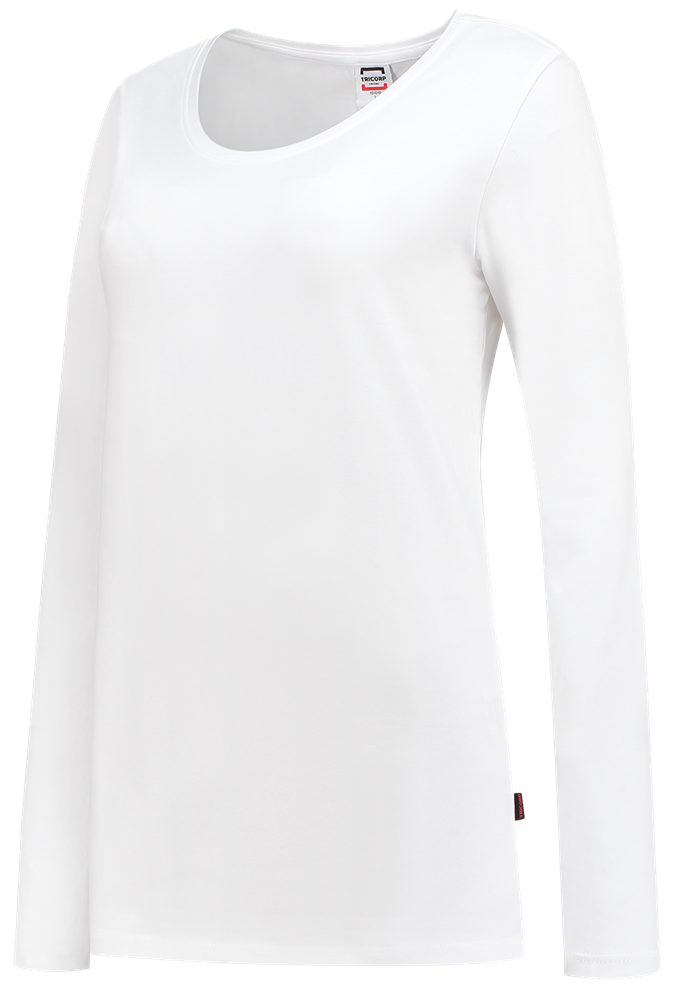 TRICORP-Worker-Shirts, Damen-T-Shirts, langarm, 190 g/m², weiß